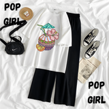 Pop Girl Summer Casual Two Piece Sets