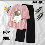 Pop Girl Summer Casual Two Piece Sets