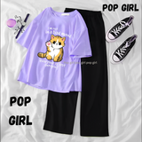 Pop Girl Summer Casual Two Piece Sets