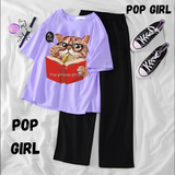 Pop Girl Summer Casual Two Piece Sets