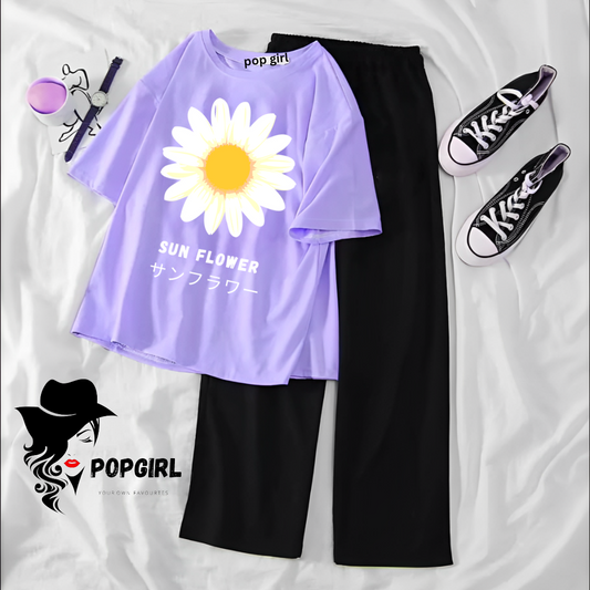 Pop Girl Summer Casual Two Piece Sets