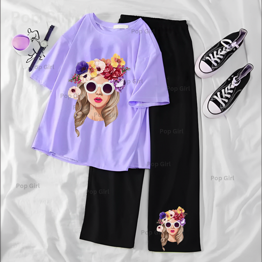 Pop Girl Summer Casual Two Piece Sets