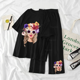 Pop Girl Summer Casual Two Piece Sets