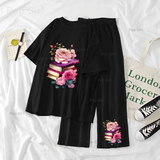 Pop Girl Summer Casual Two Piece Sets