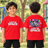 Trendy Kids Space Drop Shoulder T-Shirt – Premium Quality