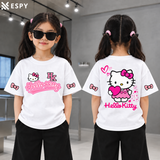 Trendy Kids Hello Kitty Drop Shoulder T-Shirt – Premium Quality