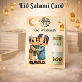 Stylish Eid Salami Card for Kids & Family