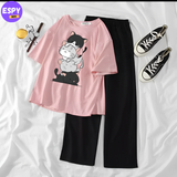 Women's Oversized T shirt And Pant Set