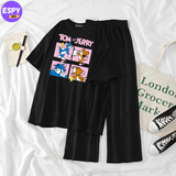 Women's Oversized T shirt And Pant Set