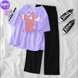 Women's Oversized T shirt And Pant Set