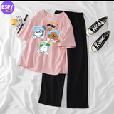 Women's Oversized T shirt And Pant Set