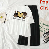 Pop Girl Summer Casual Two Piece Sets