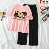 Pop Girl Summer Casual Two Piece Sets