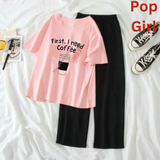 Pop Girl Summer Casual Two Piece Sets