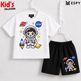 Premium Cotton Kids Co-Ord Set | Drop Shoulder T-Shirt & Shorts