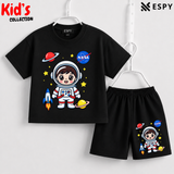 Premium Cotton Kids Co-Ord Set | Drop Shoulder T-Shirt & Shorts
