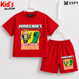 Premium Cotton Kids Co-Ord Set | Drop Shoulder T-Shirt & Shorts