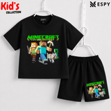 Premium Cotton Kids Co-Ord Set | Drop Shoulder T-Shirt & Shorts