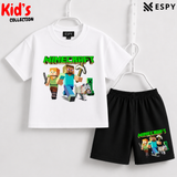 Premium Cotton Kids Co-Ord Set | Drop Shoulder T-Shirt & Shorts