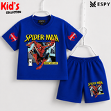 Soft Cotton Drop Shoulder T-Shirt & Shorts Set for Kids
