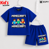 Premium Cotton Kids Co-Ord Set | Drop Shoulder T-Shirt & Shorts