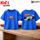 Racing Car Kids Drop Shoulder T-Shirt – Boys & Girls