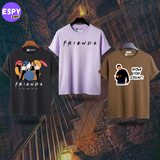 Combo Friends Printed Haif Sleeve T shirt