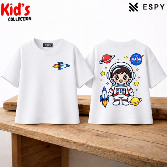 Kid's Premium Drop Shoulder T shirt - Both side design