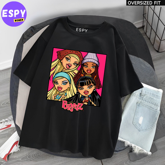 Urban Kawaii Oversized T-Shirt – Women’s Loose Summer Fit