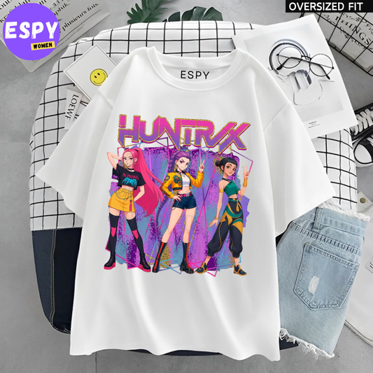 Urban Kawaii Oversized T-Shirt – Women’s Loose Summer Fit