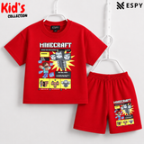 Premium Cotton Kids Co-Ord Set | Drop Shoulder T-Shirt & Shorts