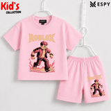 Premium Cotton Kids Co-Ord Set | Drop Shoulder T-Shirt & Shorts