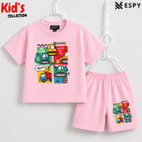Premium Cotton Kids Co-Ord Set | Drop Shoulder T-Shirt & Shorts