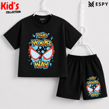 Premium Cotton Kids Co-Ord Set | Drop Shoulder T-Shirt & Shorts