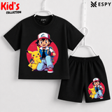 Premium Cotton Kids Co-Ord Set | Drop Shoulder T-Shirt & Shorts