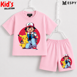 Premium Cotton Kids Co-Ord Set | Drop Shoulder T-Shirt & Shorts