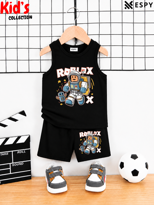 Kids Cotton Tank Top and Shorts Set for Boys & Girls