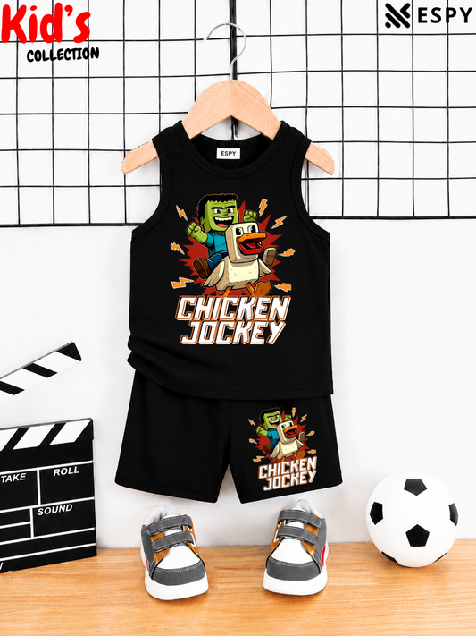 Kids Cotton Tank Top and Shorts Set for Boys & Girls