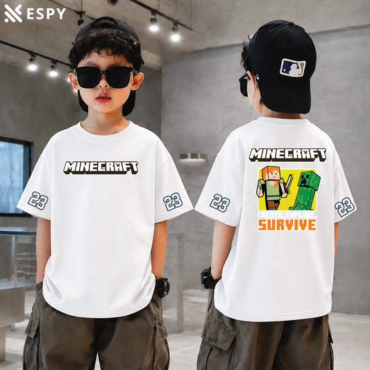 Trendy Kids Drop Shoulder T-Shirt – Premium Quality