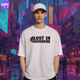 Buy Men's White Graphic Printed Oversized T-shirt