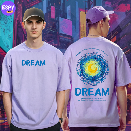 Buy Men's Black Graphic Printed Oversized T-shirt