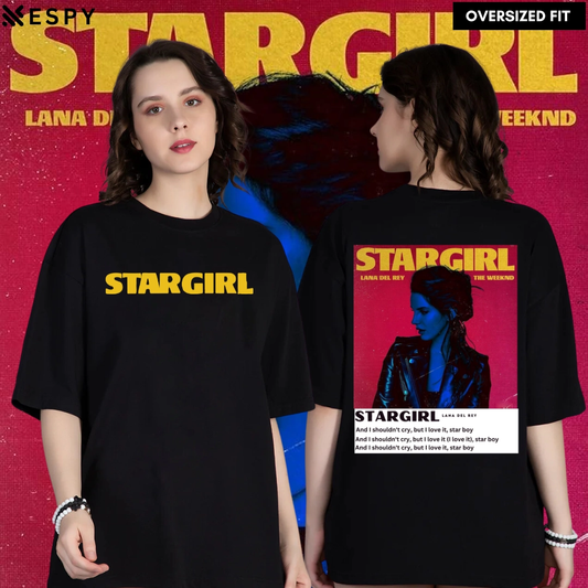 EspyBD Stargirl Oversized T shirt - The Weekend EspyBD best selling MUSIC women
