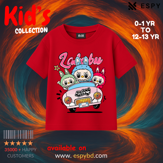 Kids Drop Shoulder T shirt - Labubuu