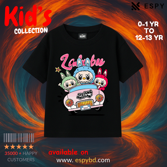 Kids Drop Shoulder T shirt - Labubuu