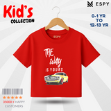 Kids Premium Drop Shoulder T-Shirt - Car