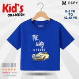 Kids Premium Drop Shoulder T-Shirt - Car