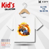 Kids Premium Drop Shoulder T-Shirt - Car