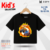 Kids Premium Drop Shoulder T-Shirt - Car