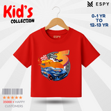 Kids Premium Drop Shoulder T-Shirt - Car