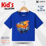 Kids Premium Drop Shoulder T-Shirt - Car